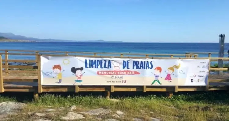 Limpeza de praias Memorial Suso Pais Louro