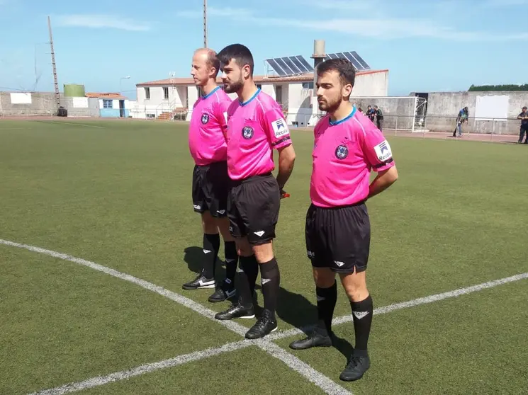 Trio arbitral no Malpica-Xallas de COpa