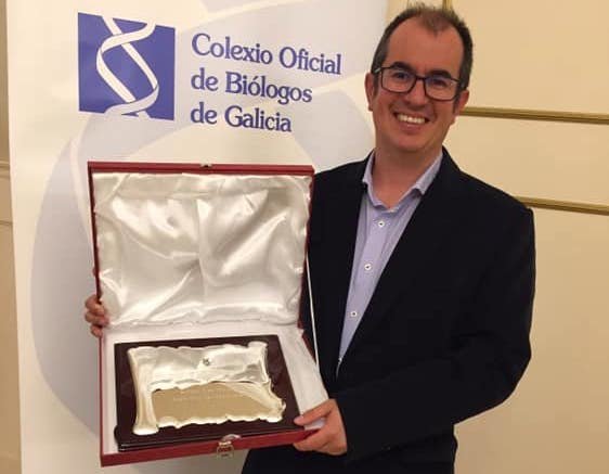 Xacobo de Toro premiado polo Colexio de Biologo