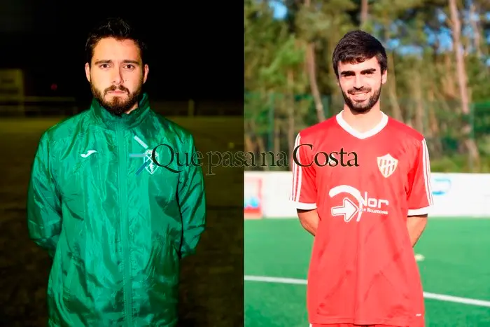 Iyán (Xallas FC) e Jonathan (SD Sofán). Fotos. David Castro.