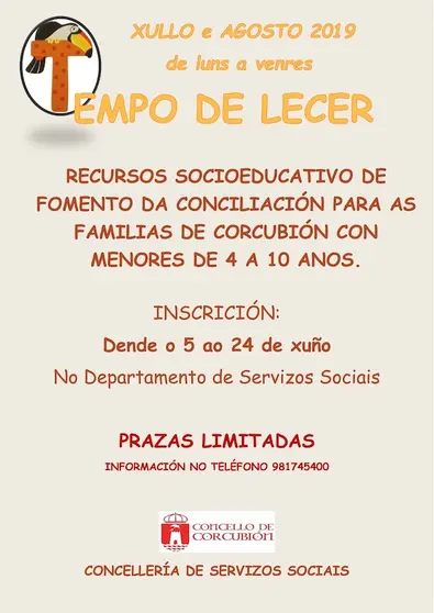 Recursos de lecer para as familias de Corcubion