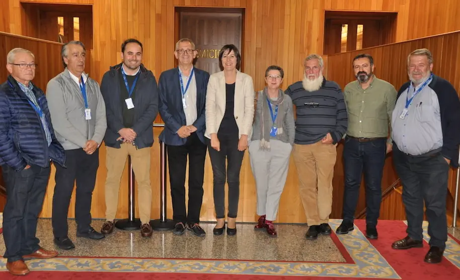 Edis carballeses no pleno do Parlamento