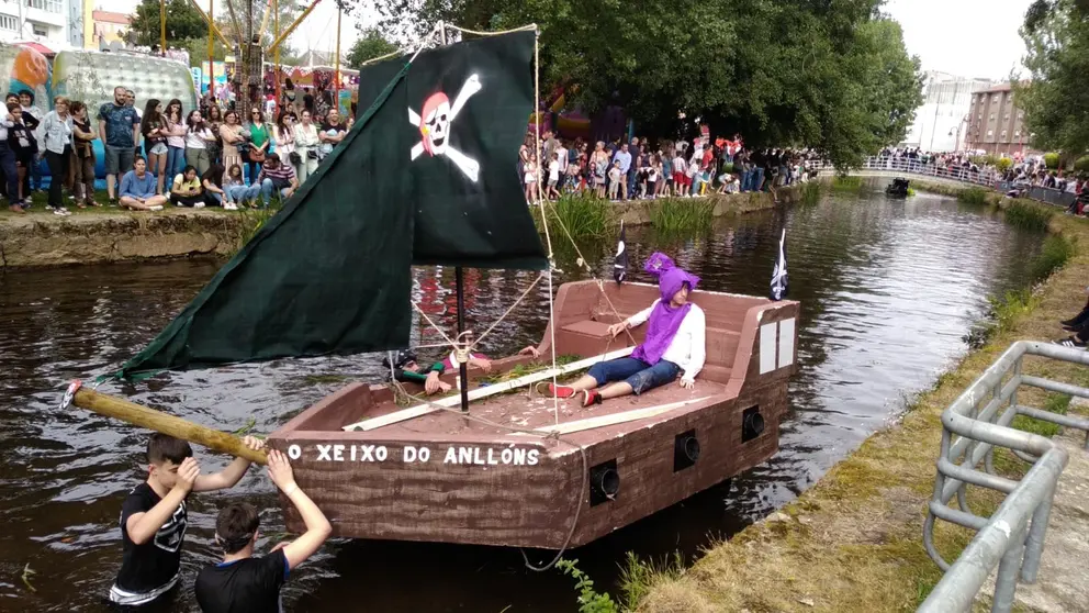 Os Piratadas do Descenso do Anllons do San Xoan Carballo 2019