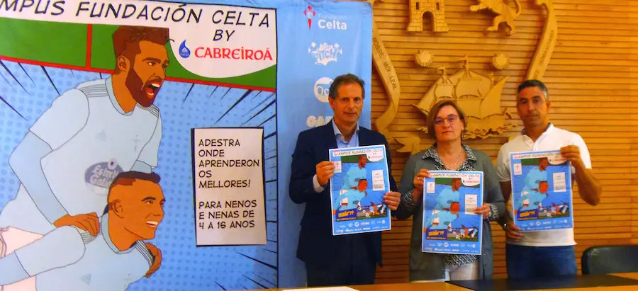 Presentacion do Celta Campus en Muros