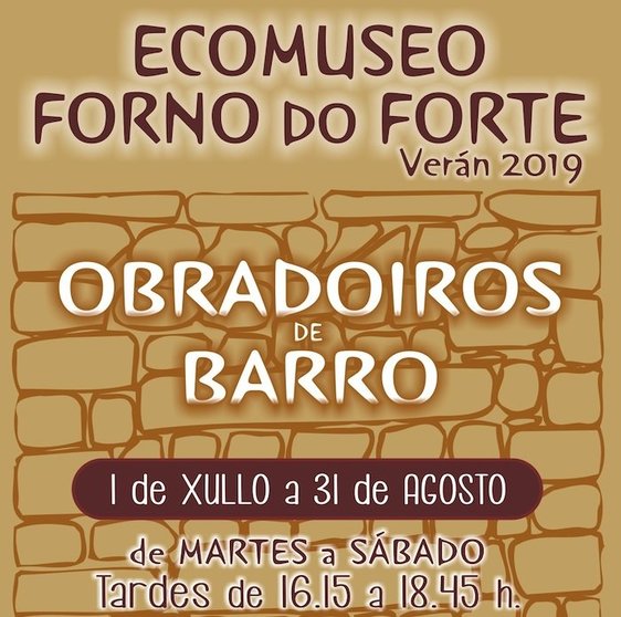 Obradoiros de Barro na Oleria de Buno no Ecomuseo do Forno do Forte