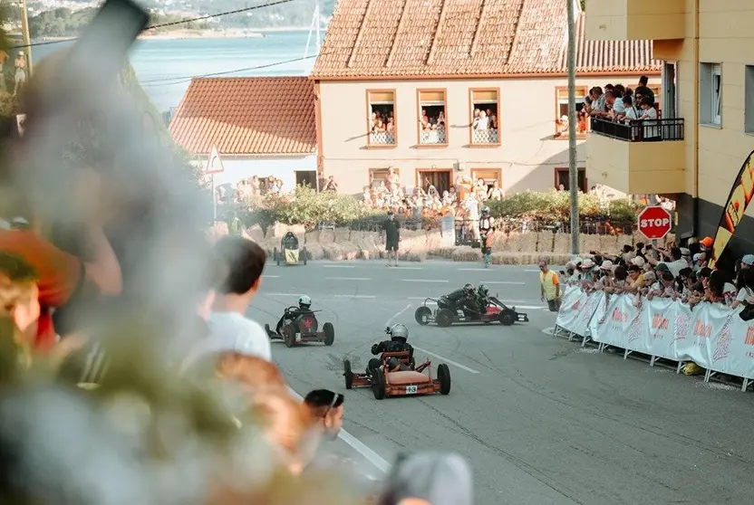 Chegada do Gran Prix das Carrilanas de Esteiro