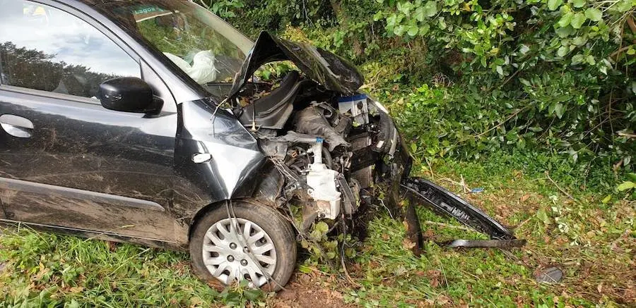 Accidente en Louro por atropelo dun Xabarin