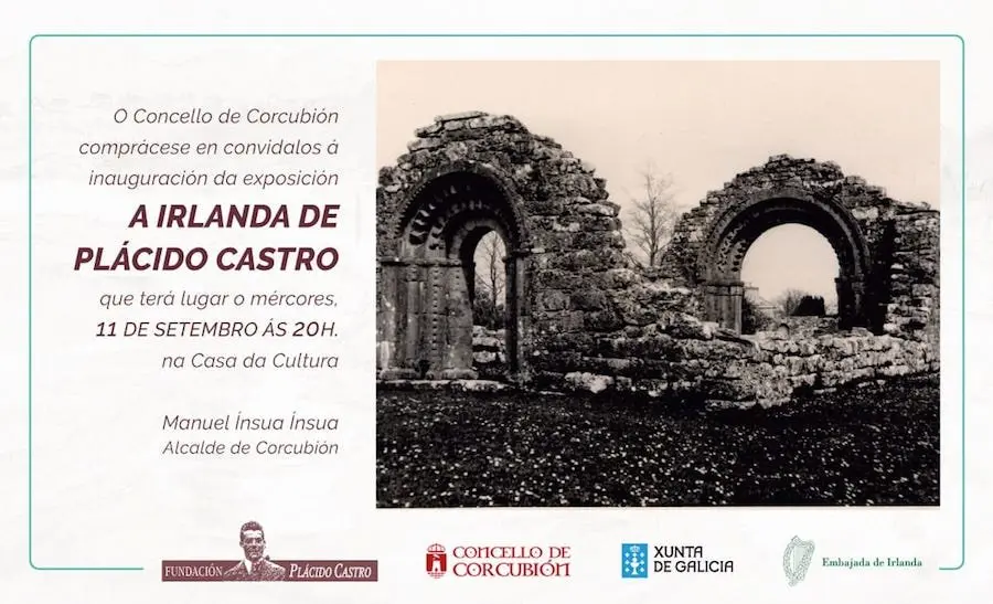 Exposicion en Corcubión de Placido Castro en Irlanda