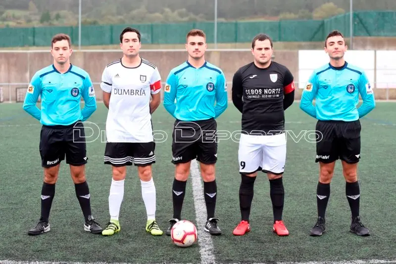 Basti e Rivi no CF Dumbría-Soneira do Conco da pasada tempada. Foto: www.diariodeportivo.gal