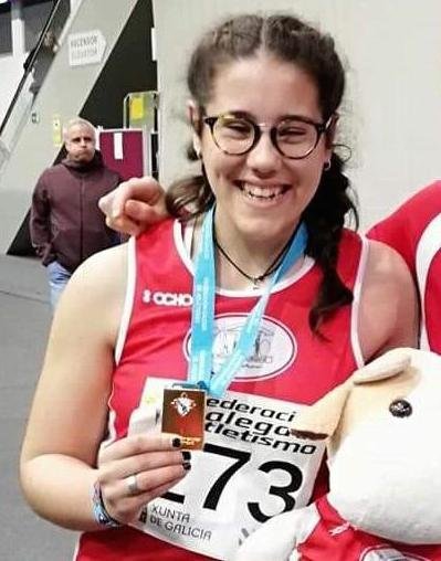 A atleta XIANA LAGO ANDRADE ao Centro Galego de Alto rendemento