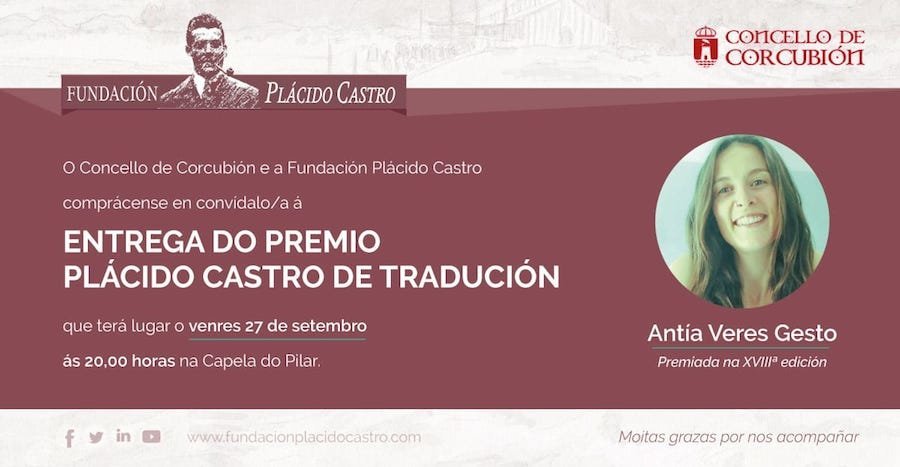 Premio Traducion Placido Castro 2019