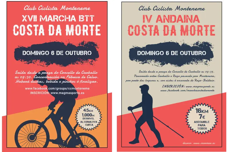 marcha e BTT Monteneme