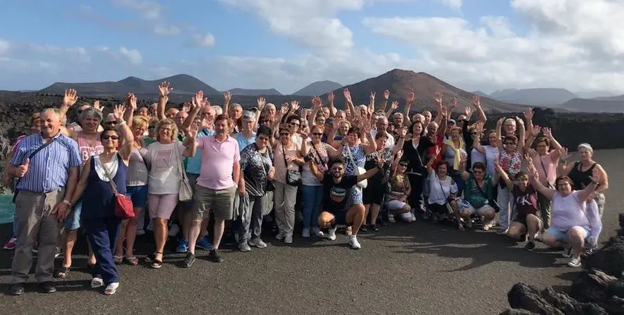 Vimianceses en Timanfaya Lanzarote 2019