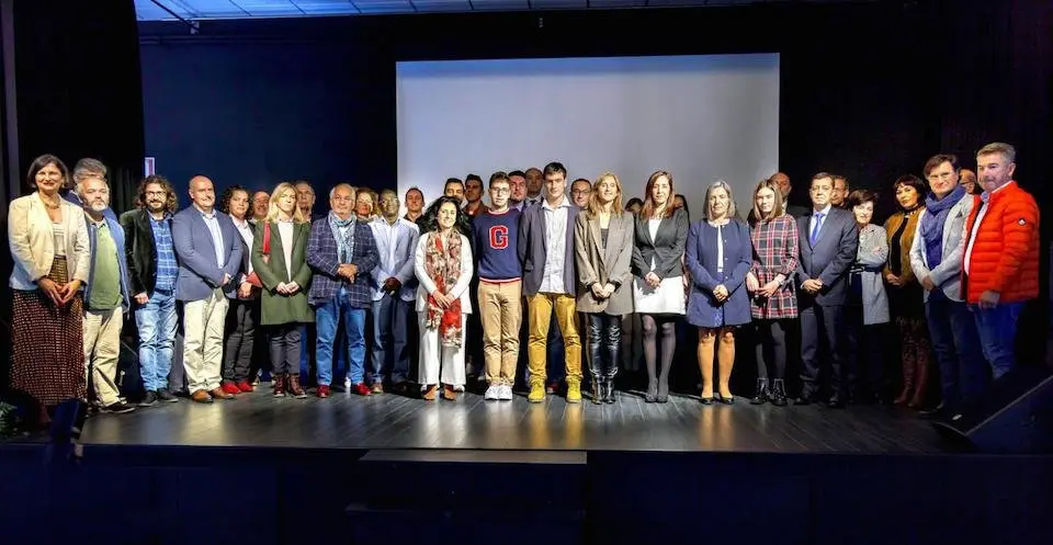 Foto de familia do IES Fernando Blanco