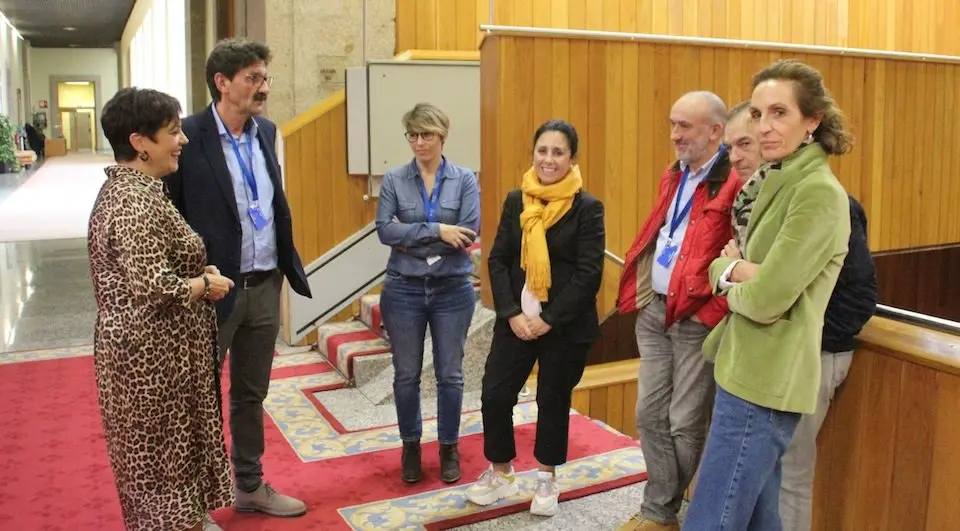 Alcaldes socialistas da Costa da Morte no Parlamento