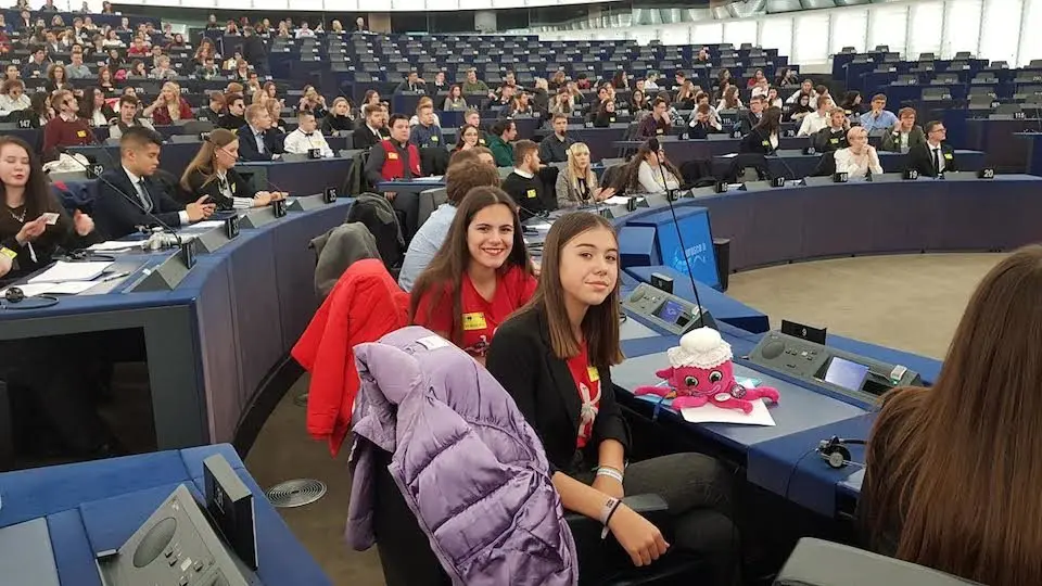 IESP Pedra da Aguia no Parlamento de Estrasburgo