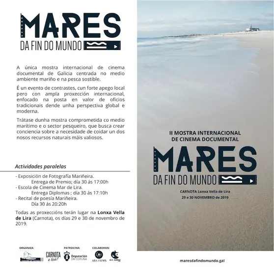 Mostra Internacional de Cinema Documental Mares da Fin do Mundo 2019 Carnota