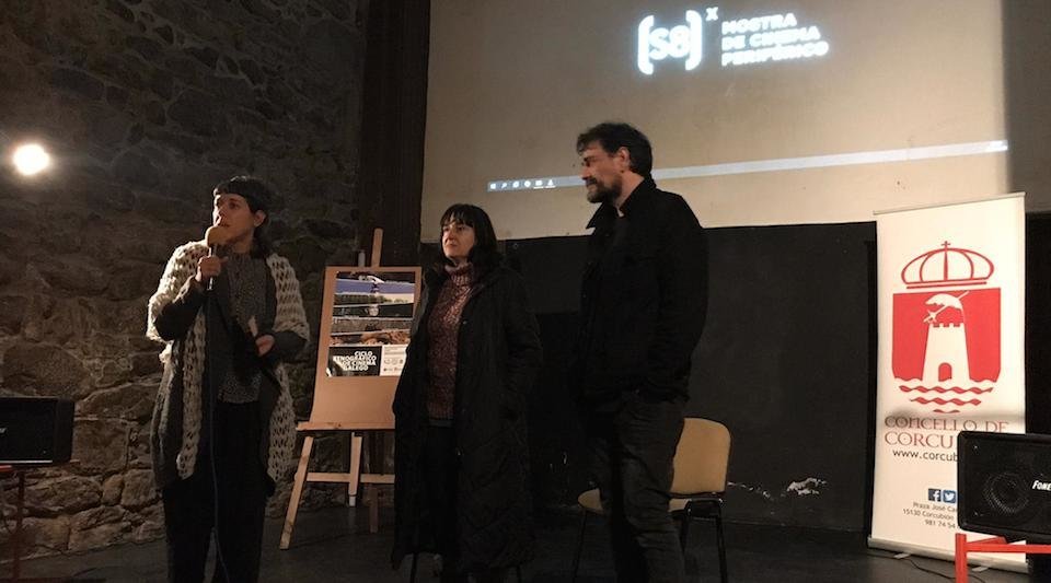 Maria Bella Ana Dominguez e Arturo Franco no Ciclo de Cinema Etnografico Galego