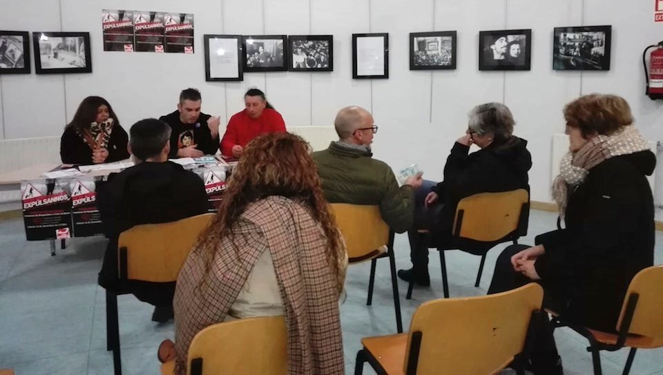 Presentacion en Malpica das concentracions de Via Galega