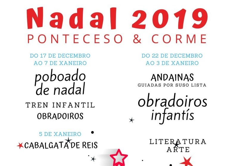 Nadal 2019 Ponteceso e Corme