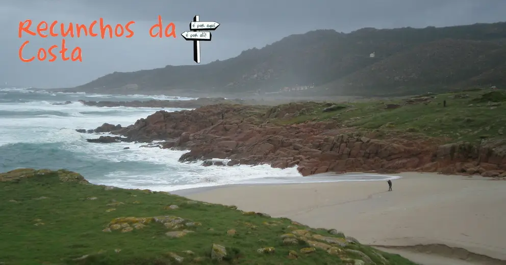 Recunchos da Costa-Praias do Reira un dia de temporal