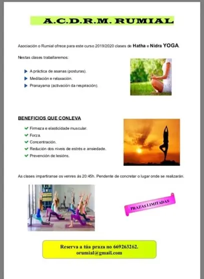 Curso de IOga en Muros