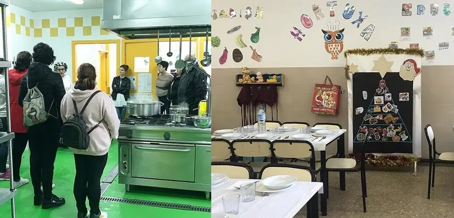 Comedor no CEIP Os Muinos