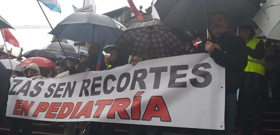 Zas na Manifestacion pola Sanidade Publica Galega en Compostela