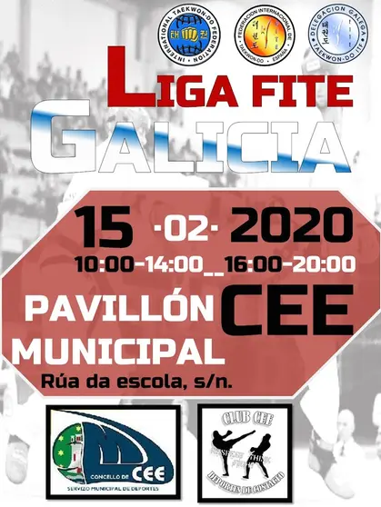 Cartel Liga Fite Taekwondo Cee 2020