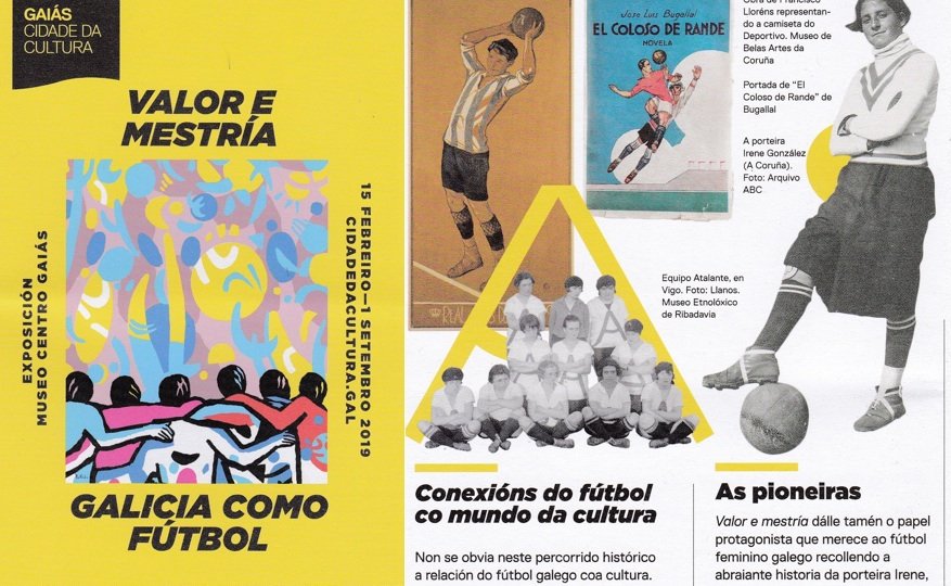 Exposicion Valor e Mestria do Futbol Galego no Gaias