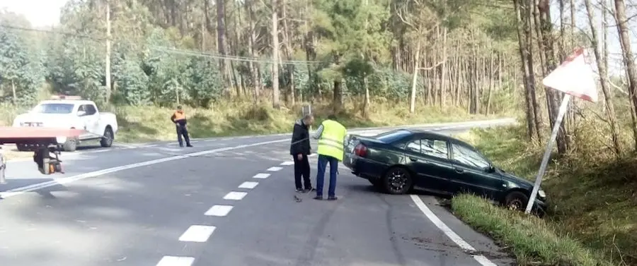 Accidente na Amarela-Corcubion na AC552