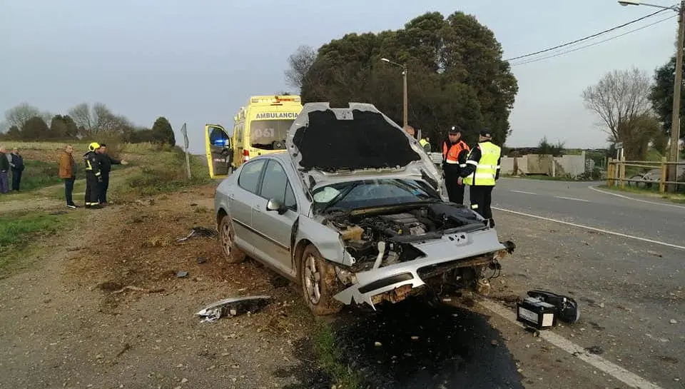 Accidente en Mazaricos