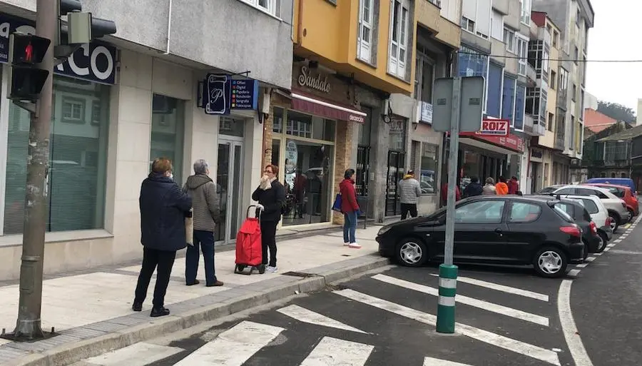 Colas no supermercado