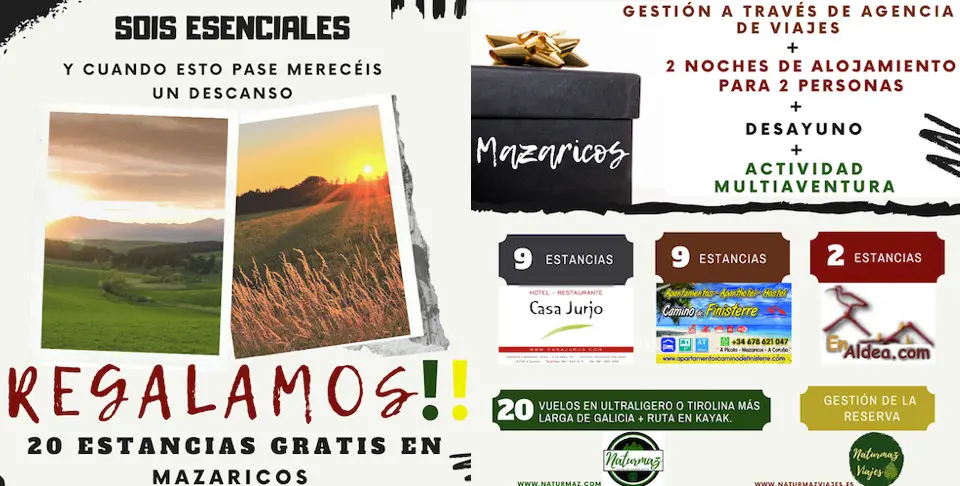 Mazaricos regalo a traballadores esenciais