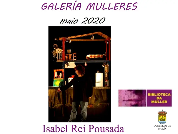 Isabel Rei na Galeria Mulleres de Muxia Maio 2020