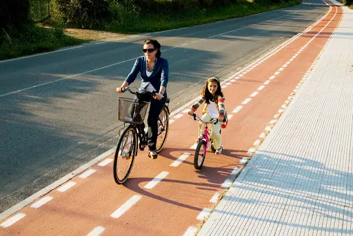 carril bici de carballo