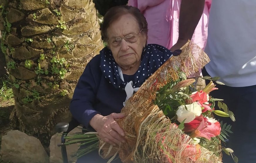 Maria Josefa Espasandin Caamano cumple 106 anos en Santa Comba