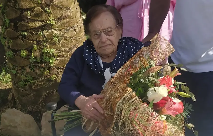 Maria Josefa Espasandin Caamano cumple 106 anos en Santa Comba