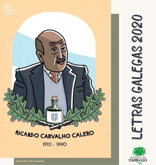 LETRAS GALEGAS 2020 con Carvalho Calero en Carballo
