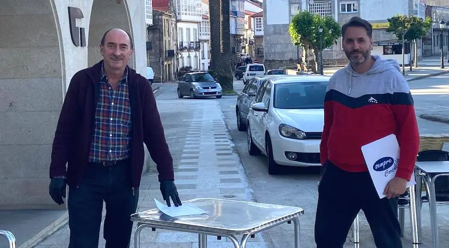 Alfredo Gonzalez e David Silva de Sempre Corcubion