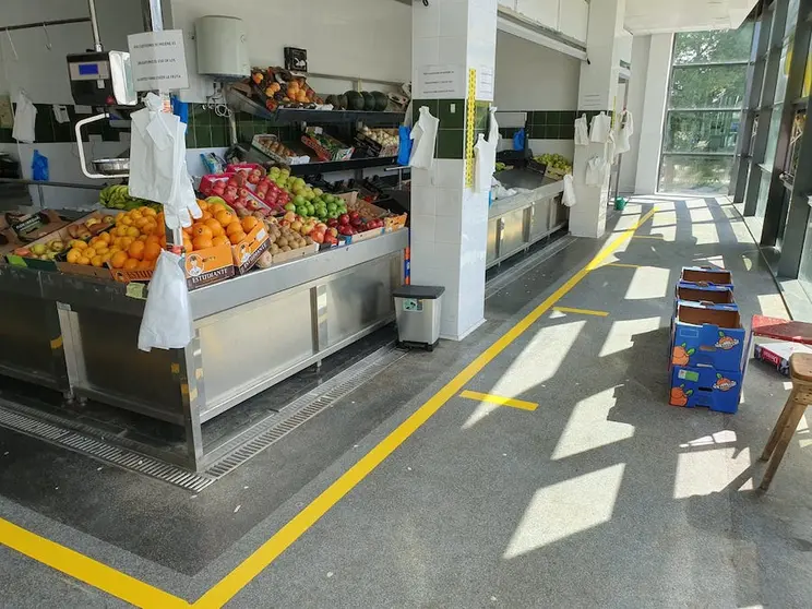 Mercado de Carballo en tempos de covid