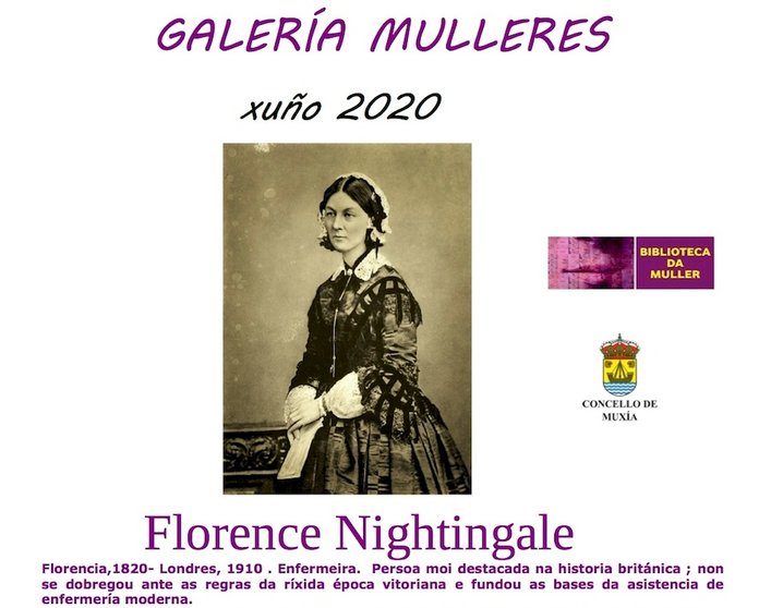 Florence Nightingale na Galeria Mulleres de Muxia 2020