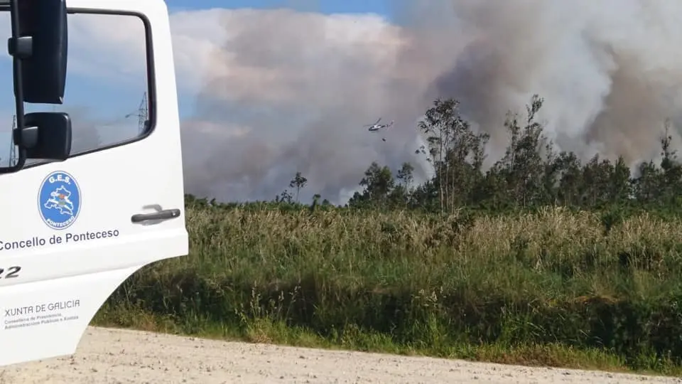 Incendio en Punta Nariga