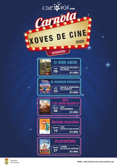 Cine ao aire libre en Carnota