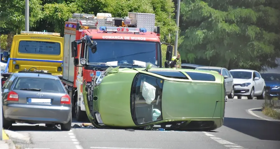 Accidente de trafico en Louro Foto-Xose Sendon