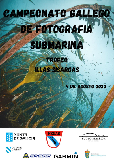 cartel campeonato galego de fotografía submarina malpica