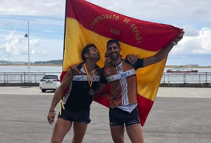 Fran e Ismael Montes campions de Espana de Traineras con Zierbena