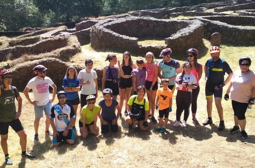 Arqueociclismo en Borneiro