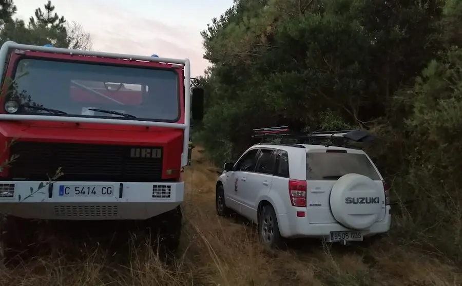 GES de Muros no incendio forestal de Serres