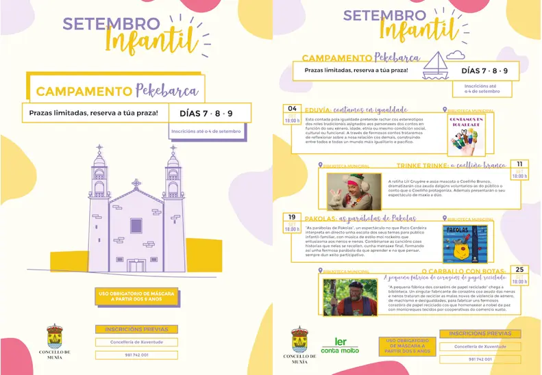 setembro infantil en Muxia